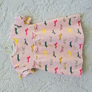 Zara Pink Weiner Dog Dachshund Puppy Dress